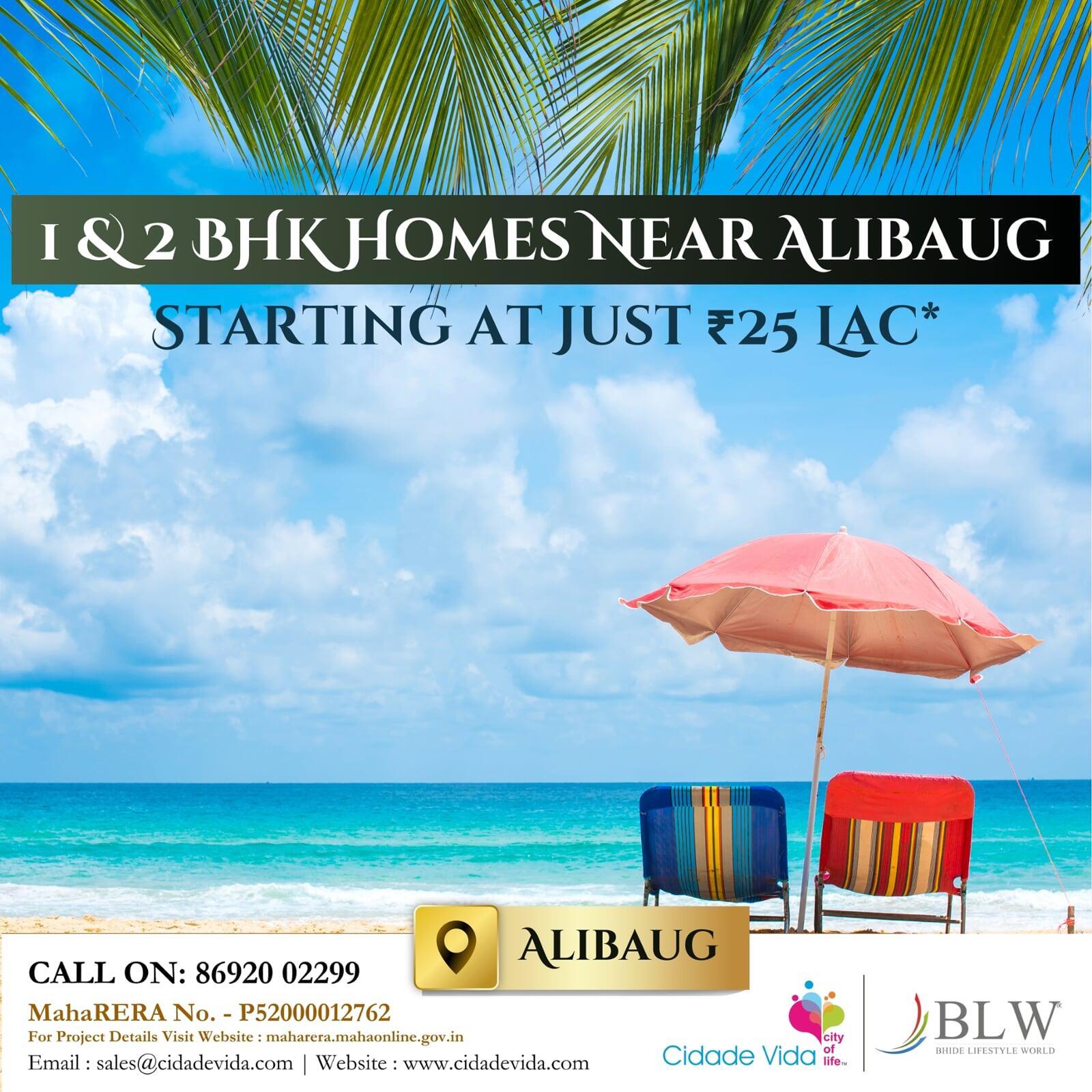Cidade Vida - 1 & 2 BHK Flats Near Alibaug...!